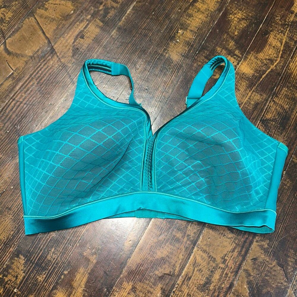 Cacique turquoise 42DDD lightly lined no wire full figure bra